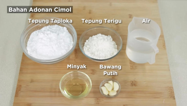 Bahan Cimol Isi Keju (YouTube)